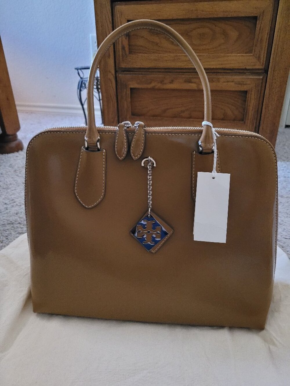 NWT Tory Burch Polish Swing Satchel/Bag